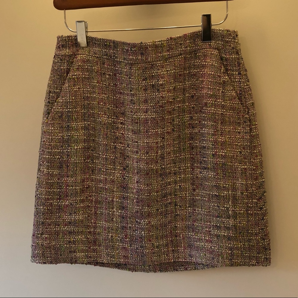 J. Crew tweed-style skirt